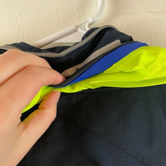 Slam Sailing Outdoor Boat Jacket Mens L Blue Waterproof Softshell Windproof - Picture 8 of 13